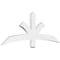 Ekena Millwork Davenport Architectural Grade PVC Gable Bracket, 60"W x 22 1/2"H x 2"D x 4"F, 9/12 Pitch GBP060X23X0204DAV00 - alternate 1